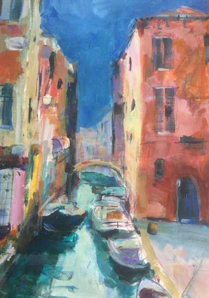 A Quiet Street in Venice